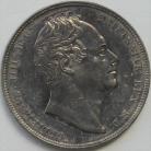 HALF CROWNS 1834  WILLIAM IV WW IN SCRIPT UNC T