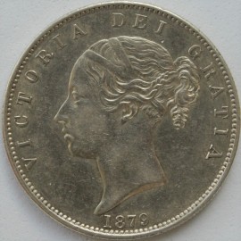 HALF CROWNS 1879  VICTORIA  GEF