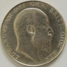 HALF CROWNS 1909  EDWARD VII BU