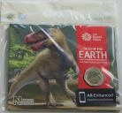 FIFTY PENCE 2020  ELIZABETH II TALES OF THE EARTH - MEGALOSAURUS PACK (COLOURED) BU