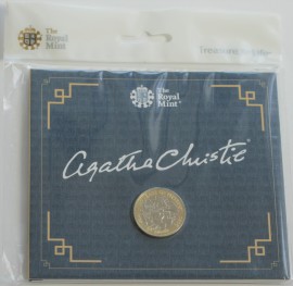 TWO POUNDS 2020  ELIZABETH II AGATHA CHRISTIE PACK BU