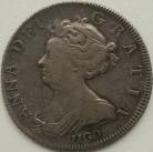 SHILLINGS 1703  ANNE VIGO SCARCE VF