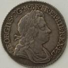 SHILLINGS 1718  GEORGE I ROSES & PLUMES NEF