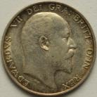 SHILLINGS 1909  EDWARD VII SCARCE NEF