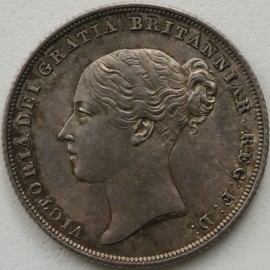 SHILLINGS 1838  VICTORIA 1ST HEAD WITH WW ESC 1278 NUNC T