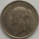 SHILLINGS 1839  VICTORIA 1ST HEAD WITH WW SCARCE GEF/NUNC T