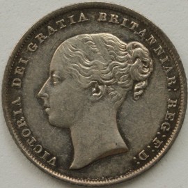 SHILLINGS 1842  VICTORIA SCARCE GEF