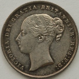 SHILLINGS 1842  VICTORIA SCARCE GEF