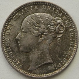 SHILLINGS 1871  VICTORIA DIE NO 27 GEF