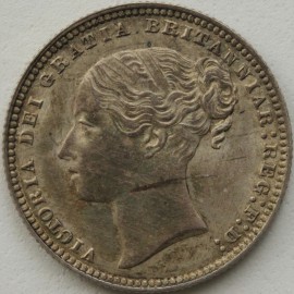 SHILLINGS 1876  VICTORIA DIE NUMBER 15 UNC T