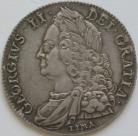 CROWNS 1746  GEORGE II LIMA OLD HEAD SCARCE S3689 EF/GEF