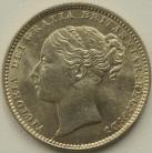 SHILLINGS 1880  VICTORIA LONG LINE BU