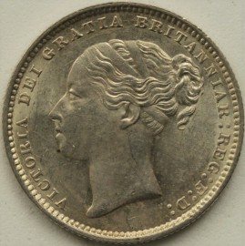 SHILLINGS 1883  VICTORIA  BU