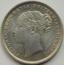 SHILLINGS 1886  VICTORIA  BU