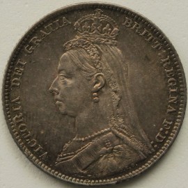 SHILLINGS 1891  VICTORIA  UNC T