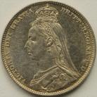 SHILLINGS 1891  VICTORIA  UNC LUS