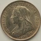 SHILLINGS 1896  VICTORIA LARGE ROSE              NUNC LUS 