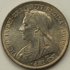 SHILLINGS 1899  VICTORIA SCARCE UNC LUS