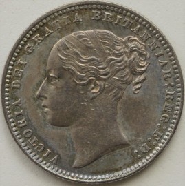 SHILLINGS 1868  VICTORIA DIE NO 25               NUNC LUS