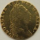 GUINEAS 1793  GEORGE III GEORGE III 5TH HEAD SCARCE - MOUNT MARK GVF