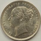 SHILLINGS 1871  VICTORIA DIE NO 39 BU