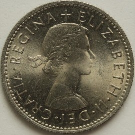 SHILLINGS 1954  ELIZABETH II SCOT BU