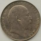 HALF CROWNS 1906  EDWARD VII GEF