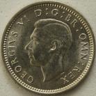 THREEPENCES SILVER 1939  GEORGE VI SCARCE BU