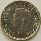 THREEPENCES SILVER 1941  GEORGE VI BU