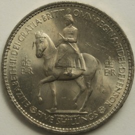 CROWNS 1953  ELIZABETH II  BU