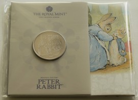 FIVE POUNDS 2021  ELIZABETH II BEATRIX POTTER - PETER RABBIT PACK BU