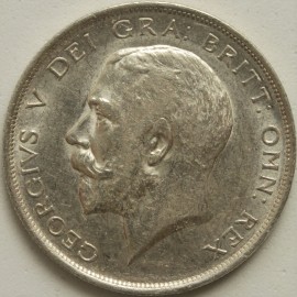 HALF CROWNS 1914  GEORGE V  UNC LUS