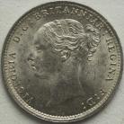 THREEPENCES SILVER 1886  VICTORIA BU