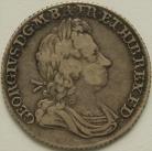 SHILLINGS 1715  GEORGE I ROSES AND PLUMES GF