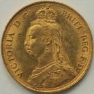 TWO POUNDS (GOLD) 1887  VICTORIA VICTORIA JUBILEE HEAD  UNC LUS