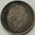 SHILLINGS 1823  GEORGE IV 1ST HEAD 2ND REVERSE VERY SCARCE GEF