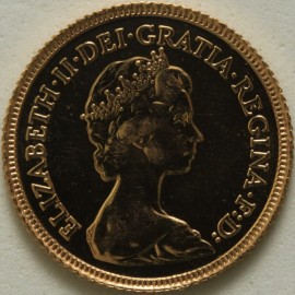 HALF SOVEREIGNS 1982  Elizabeth II  BU