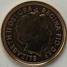 HALF SOVEREIGNS 2011  Elizabeth II BU