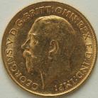 HALF SOVEREIGNS 1911  GEORGE V LONDON GEF