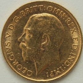 HALF SOVEREIGNS 1911  GEORGE V LONDON GEF