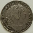 SHILLINGS 1693  WILLIAM & MARY NO STOP AFTER REGINA VERY RARE ESC 868 NVF