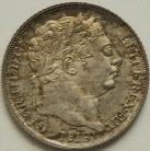 SIXPENCES 1819  GEORGE III  UNC T