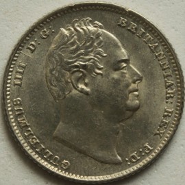 SIXPENCES 1834  WILLIAM IV  BU