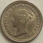 SILVER THREEHALFPENCE 1842  VICTORIA SCARCE UNC LUS