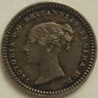 SILVER THREEHALFPENCE 1842  VICTORIA GVF