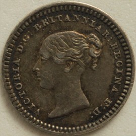 SILVER THREEHALFPENCE 1842  VICTORIA  GVF