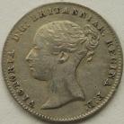 THREEPENCES SILVER 1861  VICTORIA TYPE A2 NEF