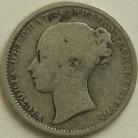 SHILLINGS 1875  VICTORIA DIE NUMBER 68 GF