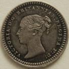 SILVER THREEHALFPENCE 1841  VICTORIA VERY SCARCE UNC T