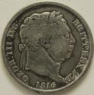SHILLINGS 1816  GEORGE III GF